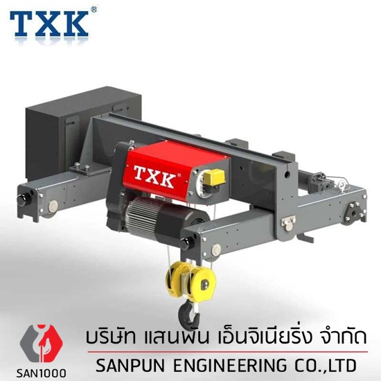 ติดตั้งรอกสลิงไฟฟ้า รอกสลิงไฟฟ้า จำหน่ายรอกสลิงไฟฟ้า Electric wire rope hoist